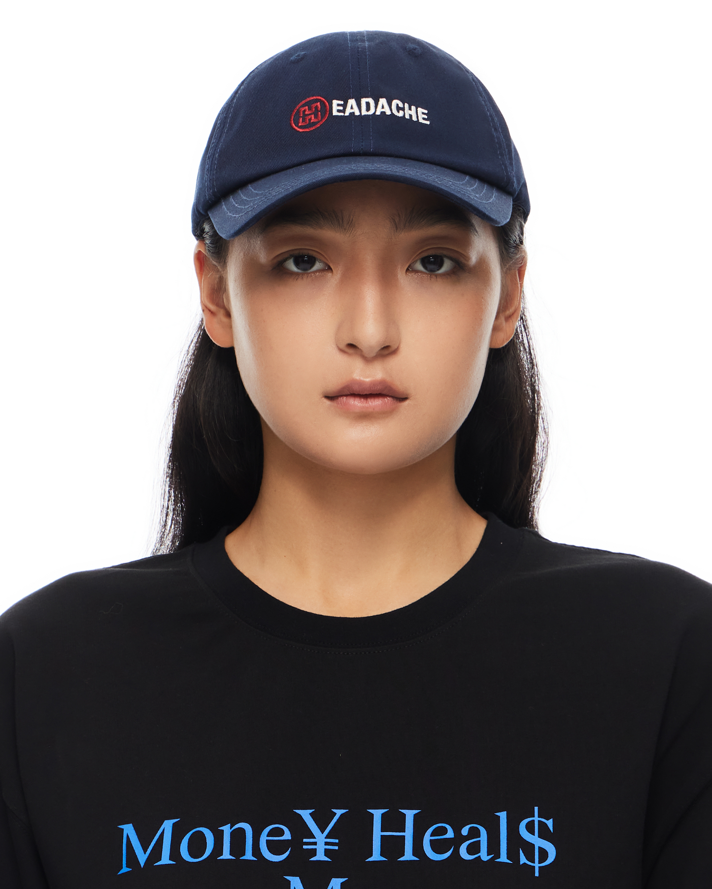 H LOGO EMBROIDERED BASEBALL CAP