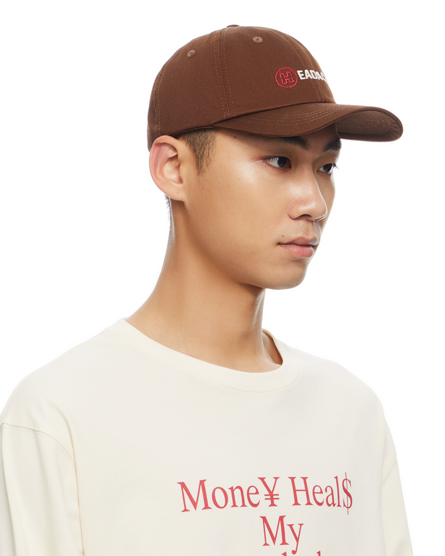 H LOGO EMBROIDERED BASEBALL CAP