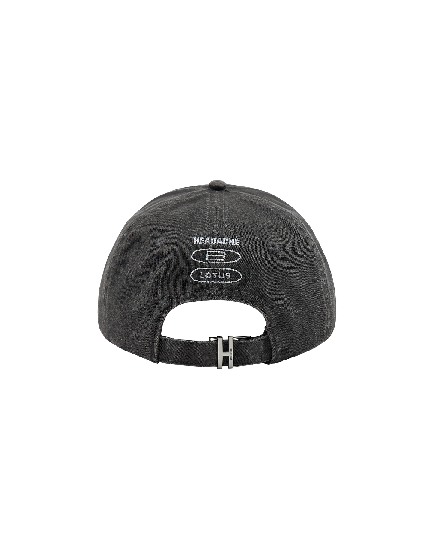 HEADACHE x BAR LOTUS 'headache after drink alcohol' Special Edition Washed Embroidered Baseball Cap