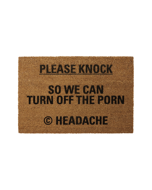 ‘PLEASE KNOCK’ PRINTED DOORMAT