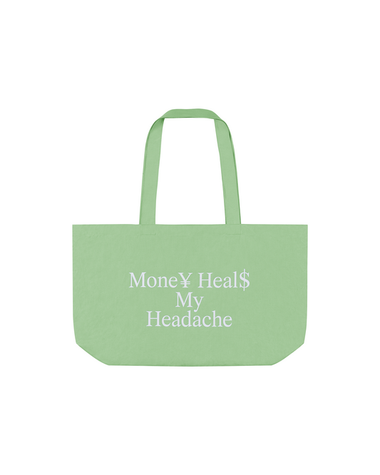 SLOGAN PRINT CANVAS TOTE BAG