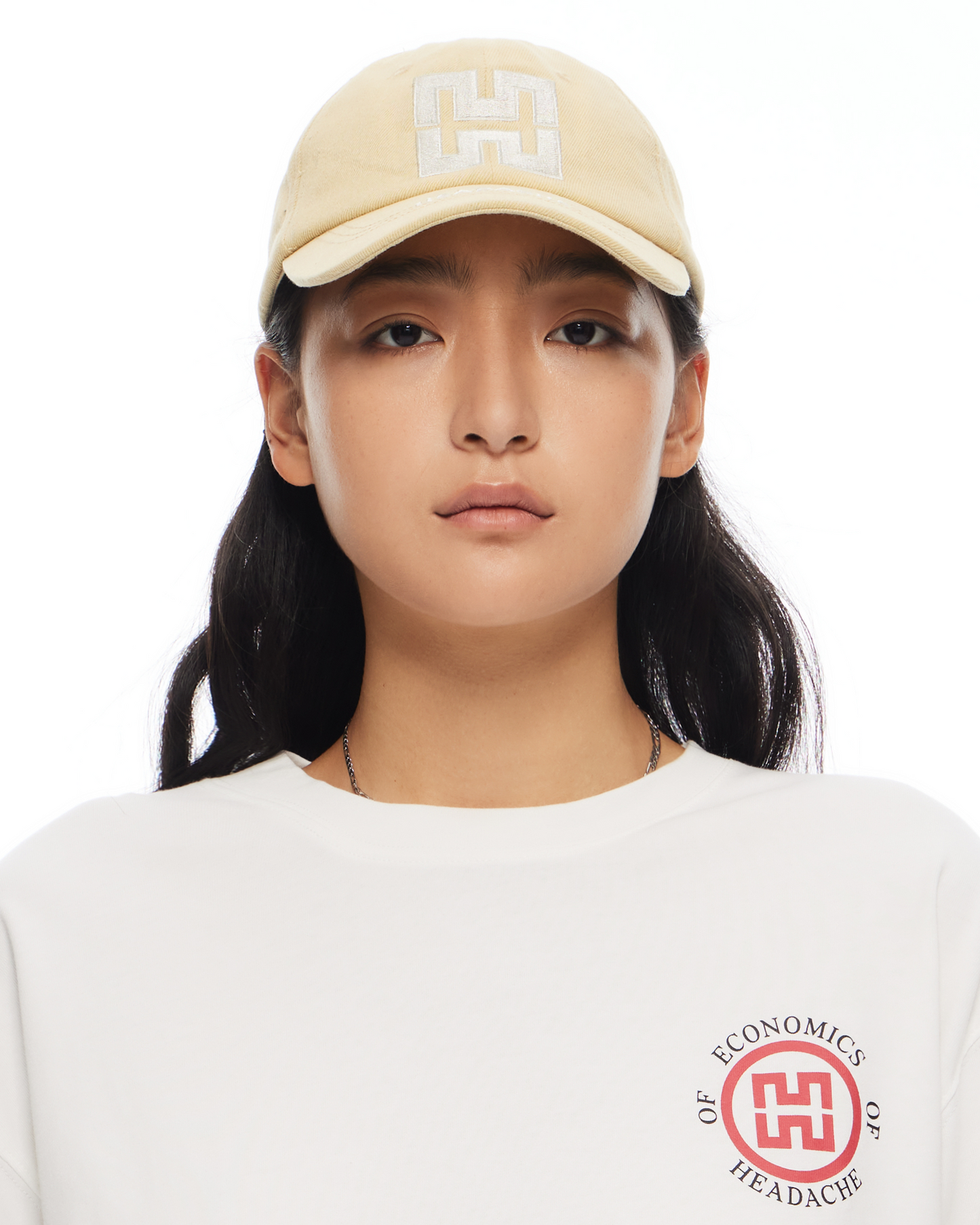 H LOGO EMBROIDERED BASEBALL CAP