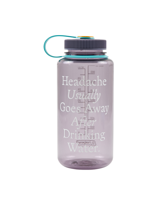 HEADACHE X NALGENE LOGO PRINT LARGE-CAPACITY WATER BOTTLE