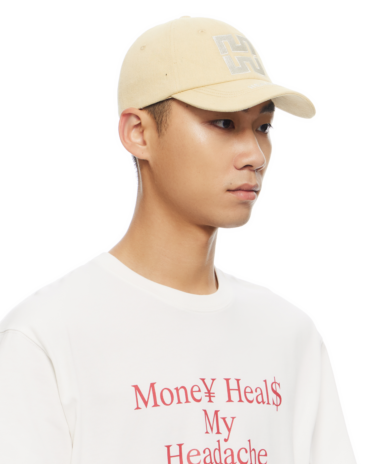 H LOGO EMBROIDERED BASEBALL CAP