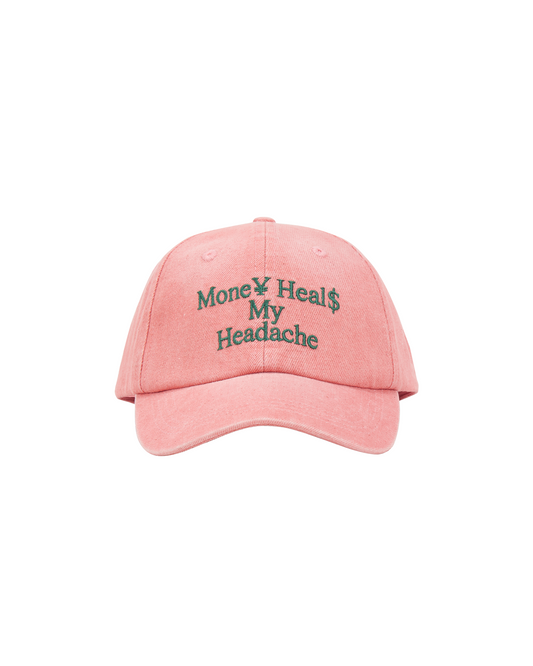 SLOGAN EMBROIDERED WASHED VINTAGE BASEBALL CAP