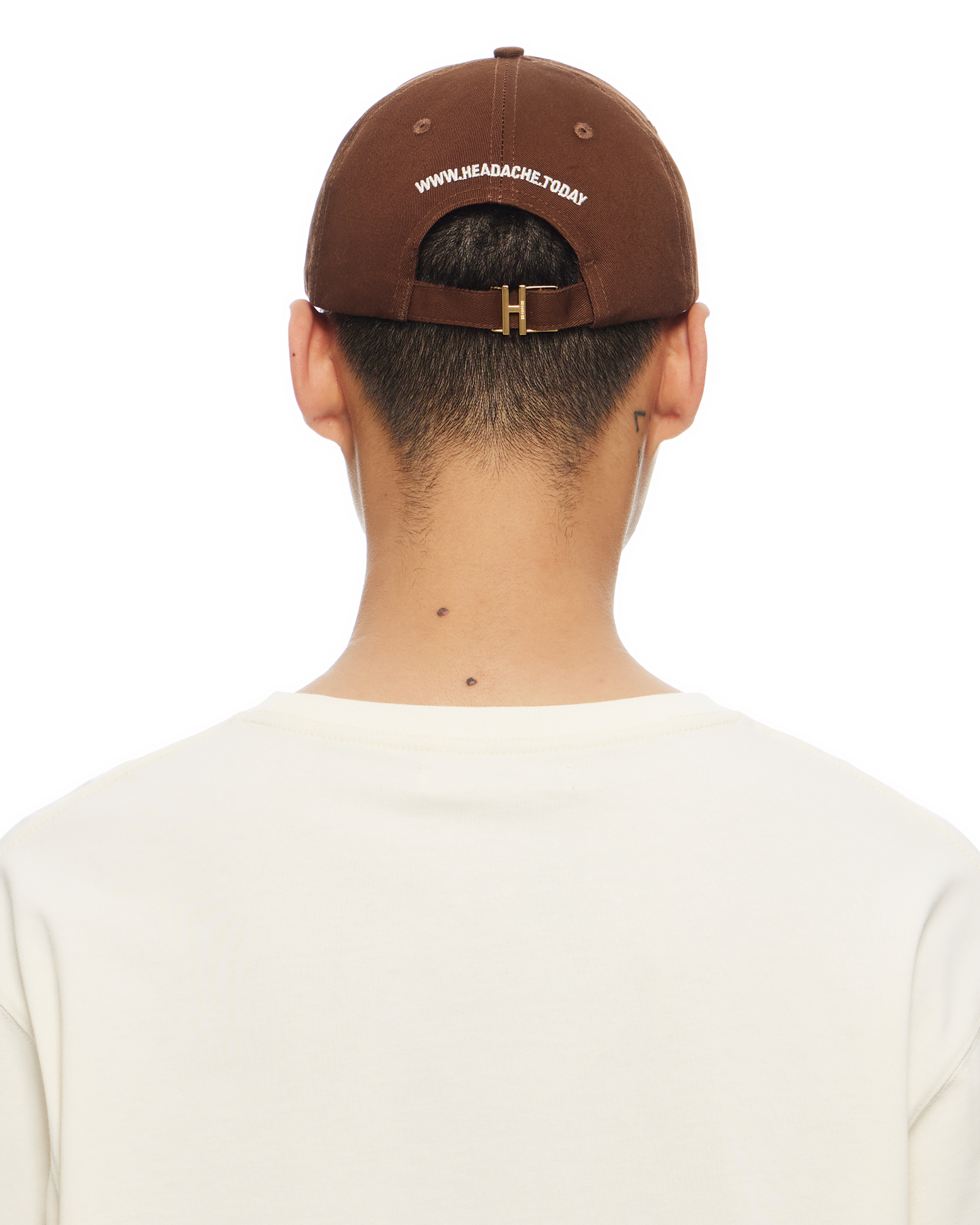 H LOGO EMBROIDERED BASEBALL CAP